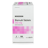 McKesson Anti-Diarrheal Chewable Tablets, Bismuth Subsalicylate, 262 mg - 82473 - LL Medico