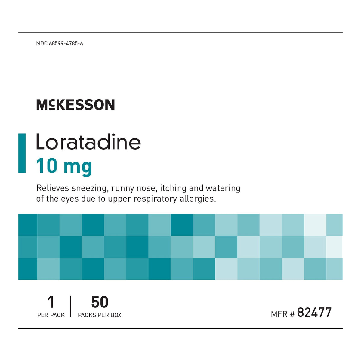 McKesson Loratadine Allergy Relief Tablets, 10 mg - 82477 - LL Medico