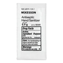 McKesson Antiseptic Hand Sanitizer Gel, 0.9 g