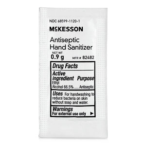 McKesson Antiseptic Hand Sanitizer Gel, 0.9 g