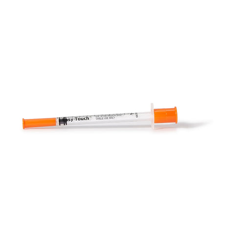 EasyTouch Insulin Syringe with Needle, 1 mL, 29 Gauge, 0.5" - 829155 - LL Medico