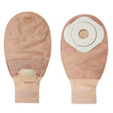 ConvaTec Esteem+ One-Piece Drainable Ostomy Pouch, Beige, 12" Length, Cut-to-Fit 3/4 to 2 1/2" Stoma, Box of 10 - 416975 - LL Medico