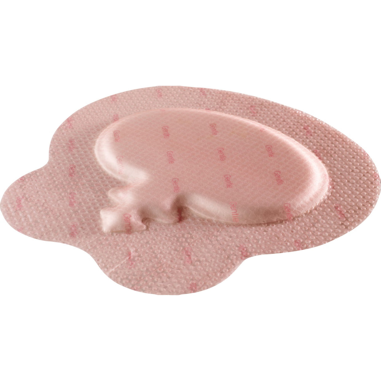 Allevyn Gentle Border Silicone Gel Adhesive, Pink, 8.5 x 9 Inch