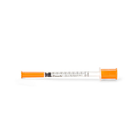 EasyTouch Insulin Syringe with Needle, 0.5 mL, 31 Gauge, 0.313" - 831565 - LL Medico