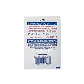 Primapad nonadherent Dressing, 2 x 3 Inch, 1-Ply