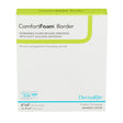 DermaRite ComfortFoam Foam Dressing, Square Sterile, Non-Bordered, Silicone Face — 4" x 4"