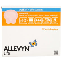 Smith & Nephew Allevyn Life Foam Dressing, Sacral, Bordered, Silicone Adhesive, Sterile — 6.75" x 6.88"