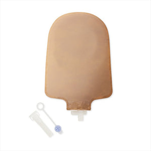 Hollister Premier One-Piece Urostomy Pouch, Convex, Pre-Cut, Beige, 9-Inch