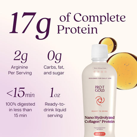 ProT Gold Liquid Protein Oral Supplement, Berry, 30 oz