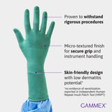 Gammex Non-Latex Polyisoprene Surgical Glove, Green