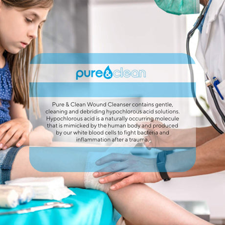 Pure&Clean Pure & Clean Wound Cleanser, 8-ounce Pump Bottle