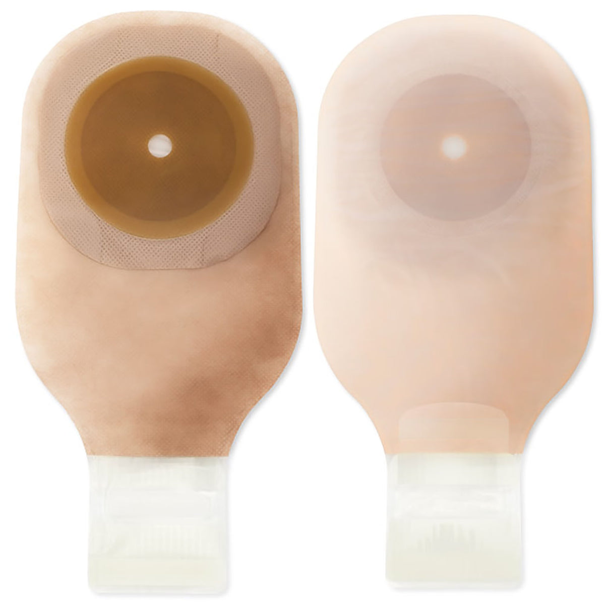 Hollister Premier Flextend One-Piece Colostomy Pouch, Flat, Cut-to-Fit, Transparent, 12-Inch