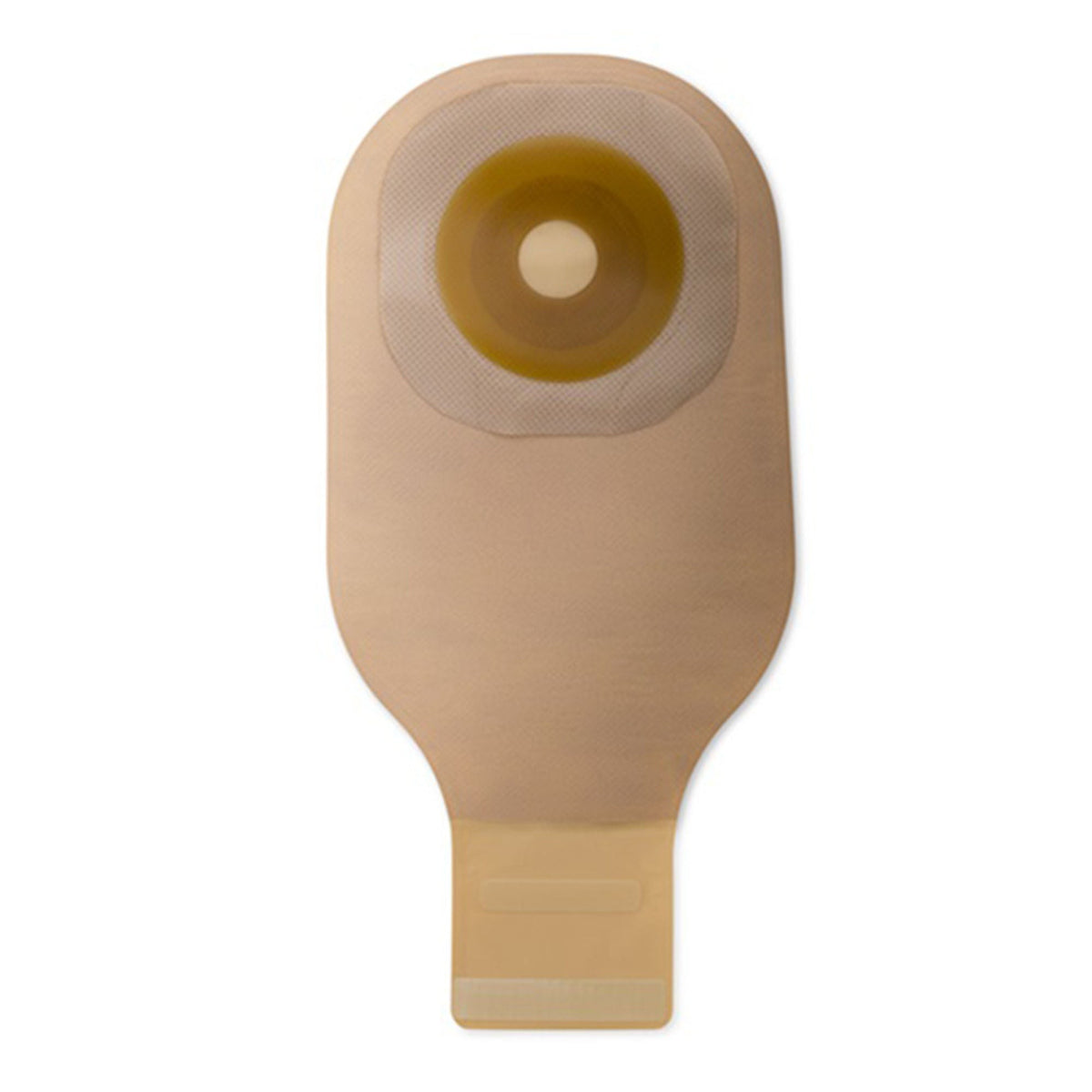 Hollister Premier Flextend One-Piece Colostomy Pouch, Flat, Pre-Cut, Beige, 12-Inch