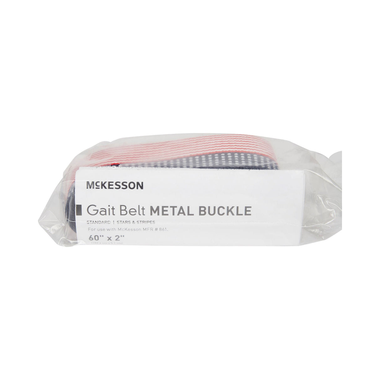 Gait Belt McKesson 60 Inch Length Stars and Stripes Design Polyester