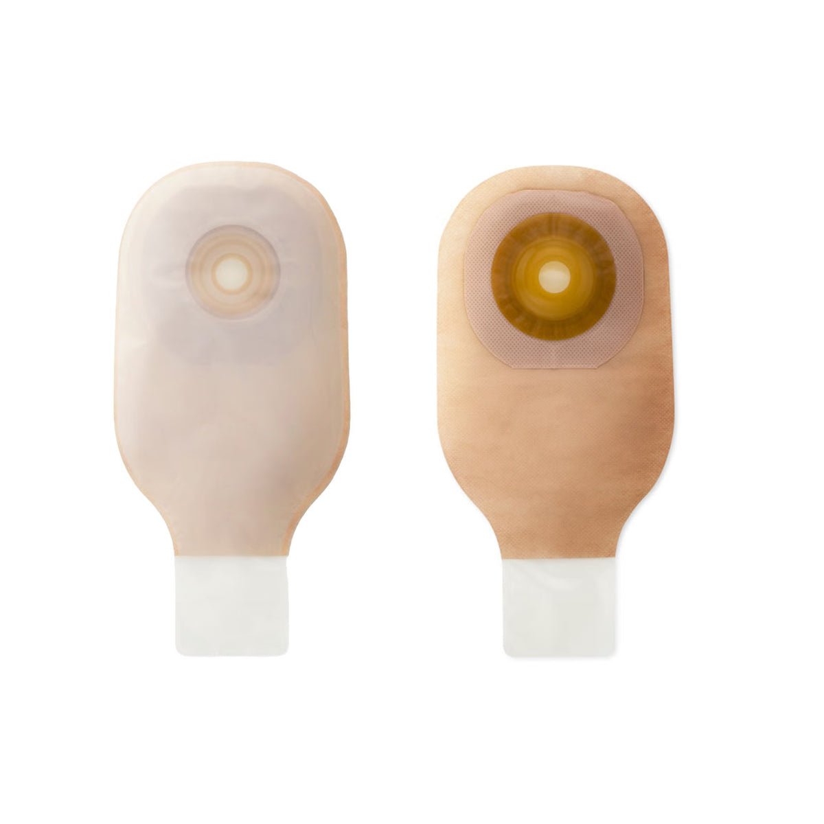 Hollister Premier Flextend One-Piece Colostomy Pouch, Convex, Pre-Cut, Transparent, 12-Inch