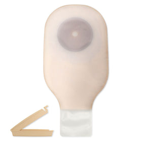 Hollister Premier Flextend One-Piece Colostomy Pouch, Convex, Cut-to-Fit, Transparent, 12-Inch