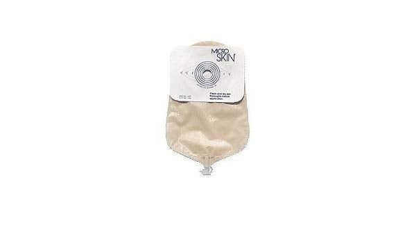 Cymed MicroSkin One-Piece Urostomy Pouch, Flat, Cut-to-Fit, Clear, 9-Inch