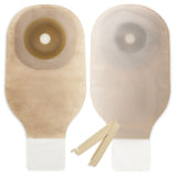Hollister Premier Flextend One-Piece Colostomy Pouch, Flat, Pre-Cut, Transparent, 12-Inch