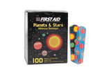 American White Cross First Aid Planets & Stars Adhesive Bandages, Sterile, 5/8" x 2 1/4", 100 Count