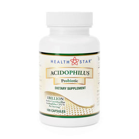 Health Star Acidophilus Probiotic Dietary Supplement, 10 mg, Capsule - 866-01-HST - LL Medico