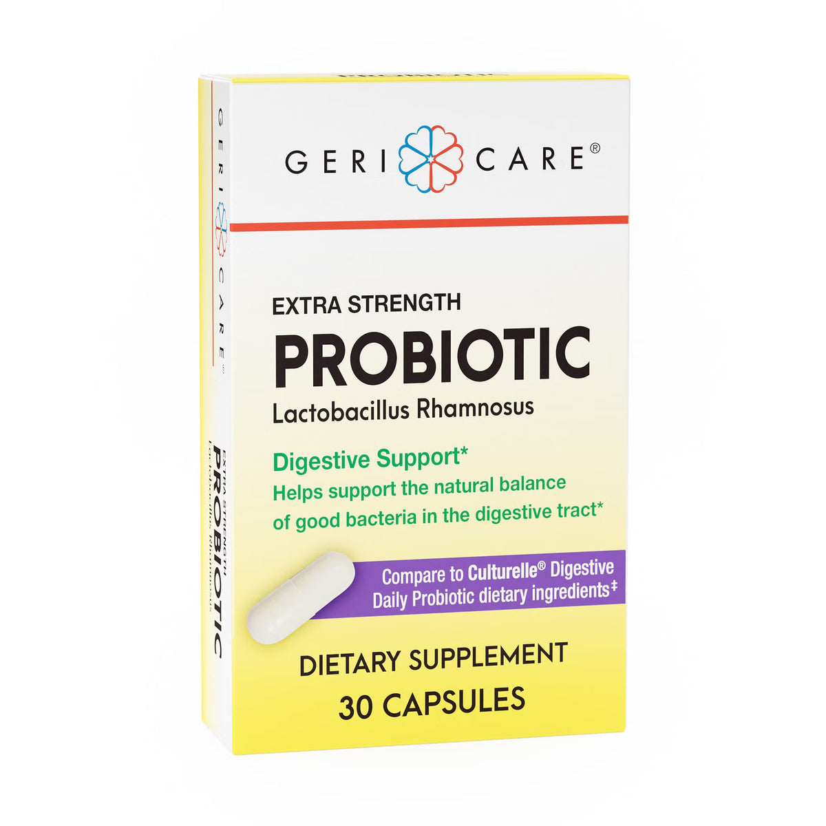 Geri-Care Probiotic Dietary Supplement, 200 mg, Capsule - 868-03-GCP - LL Medico