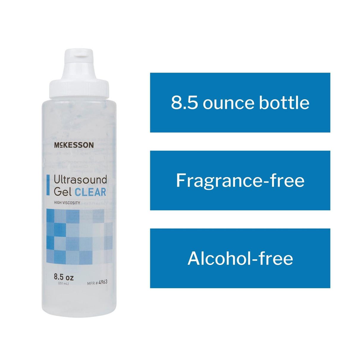 McKesson Ultrasound Gel, High Viscosity, 8.5 oz