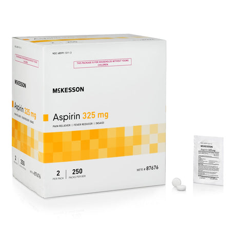 MooreBrand Aspirin, 325 mg, Tablet - 87676 - LL Medico