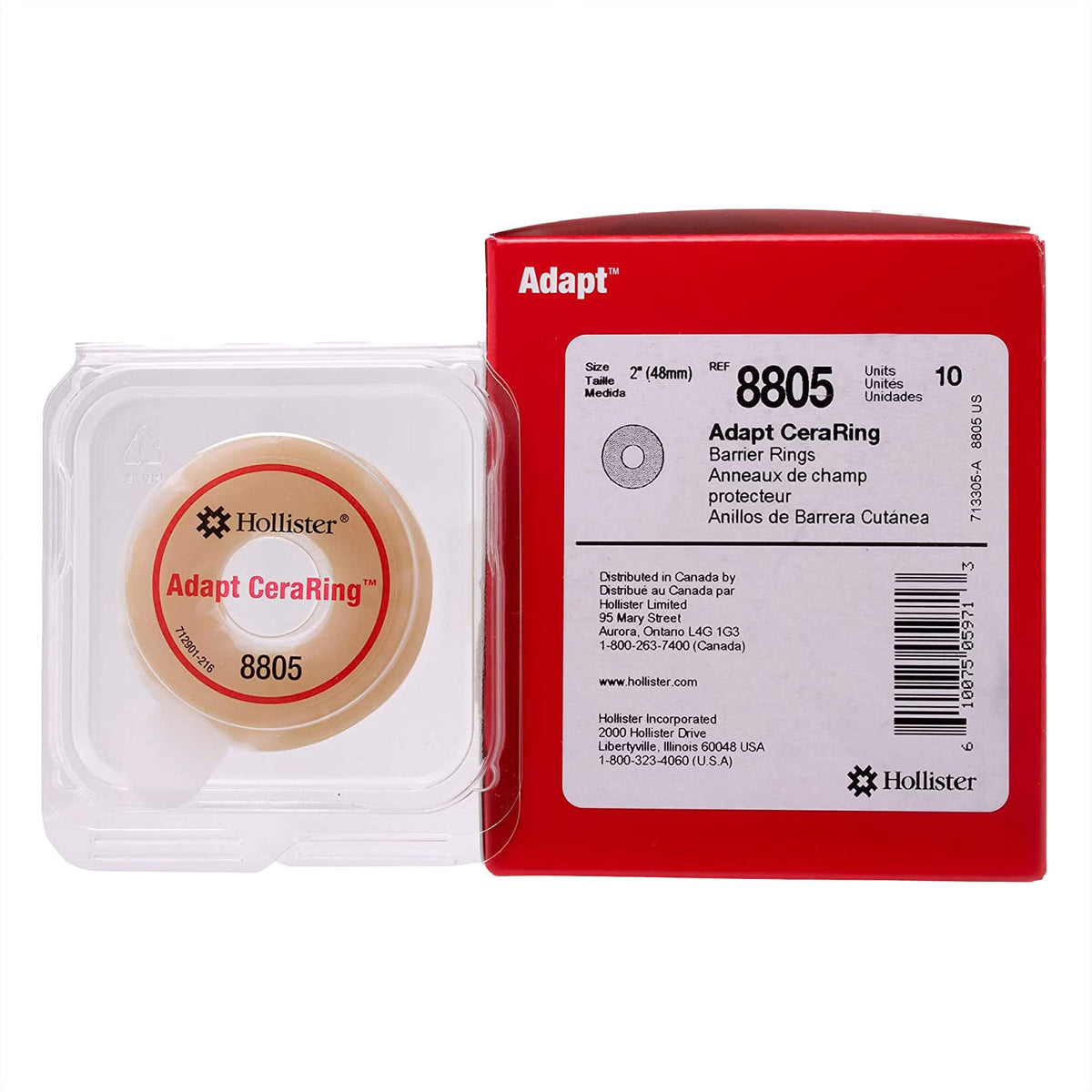 Hollister Adapt CeraRing Barrier Rings, 2-inch Diameter