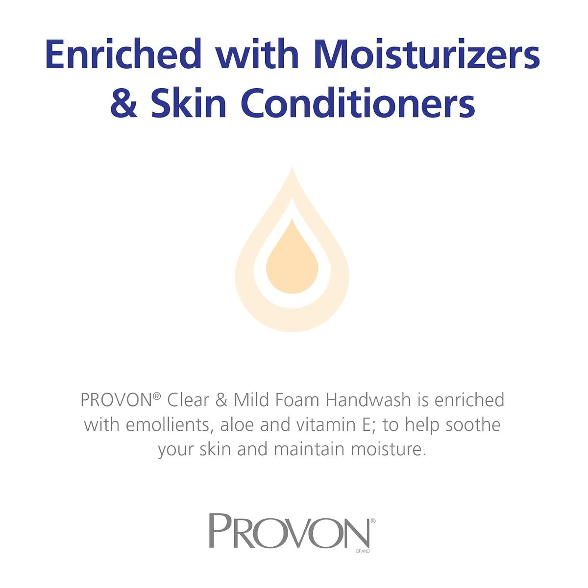 Provon Clear & Mild Foam Handwash, Unscented