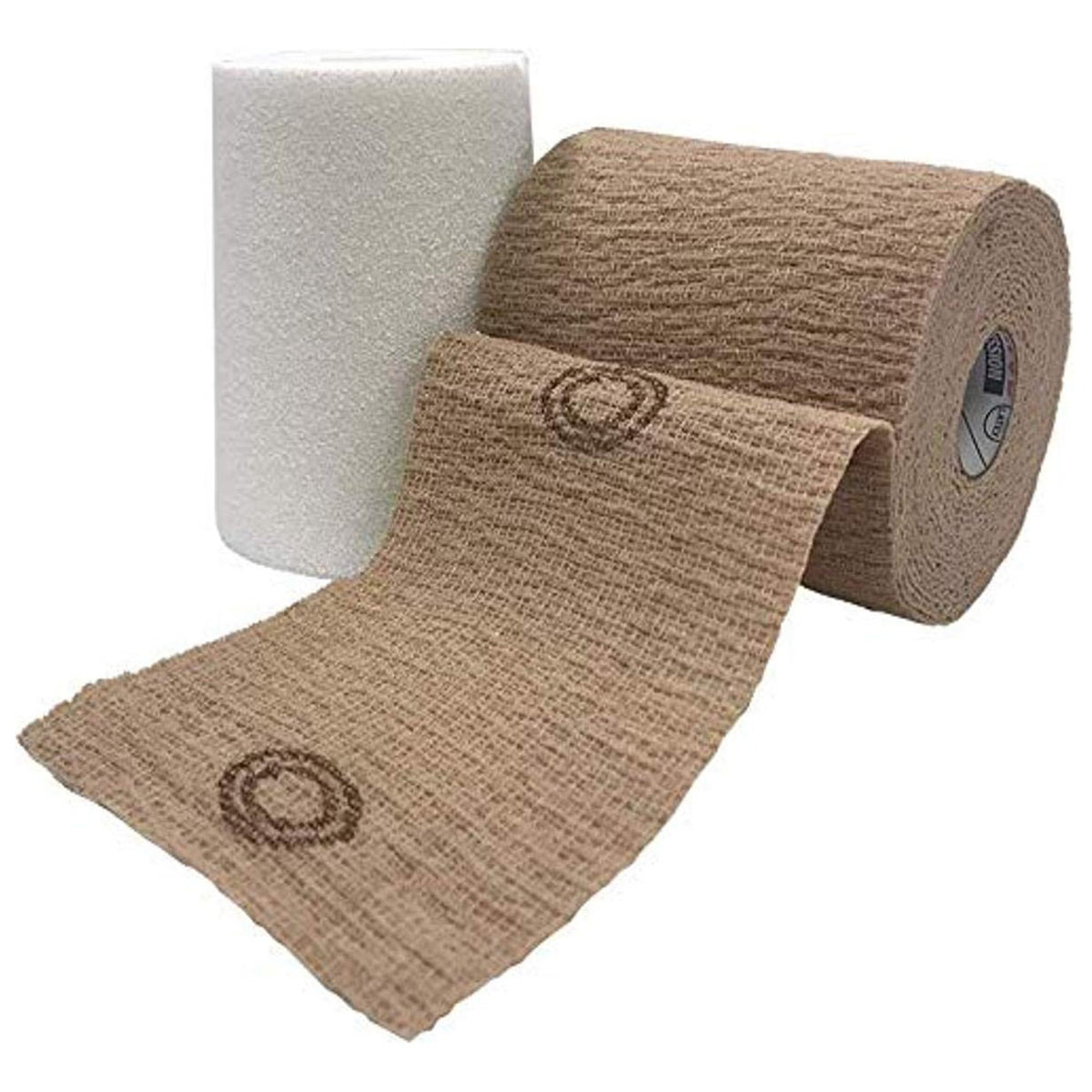 CoFlex TLC Zinc Lite, 2-Layer Lite Compression Bandage System, 4" x 6 yd / 4" x 7 yd, Tan, Foam / Fabric / Zinc, NonSterile, 20 to 30 mmHg - 8840UBZ-TN-Single - LL Medico