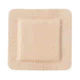 McKesson Silicone Adhesive with Border Silicone Foam Dressing, 4 x 4 Inch