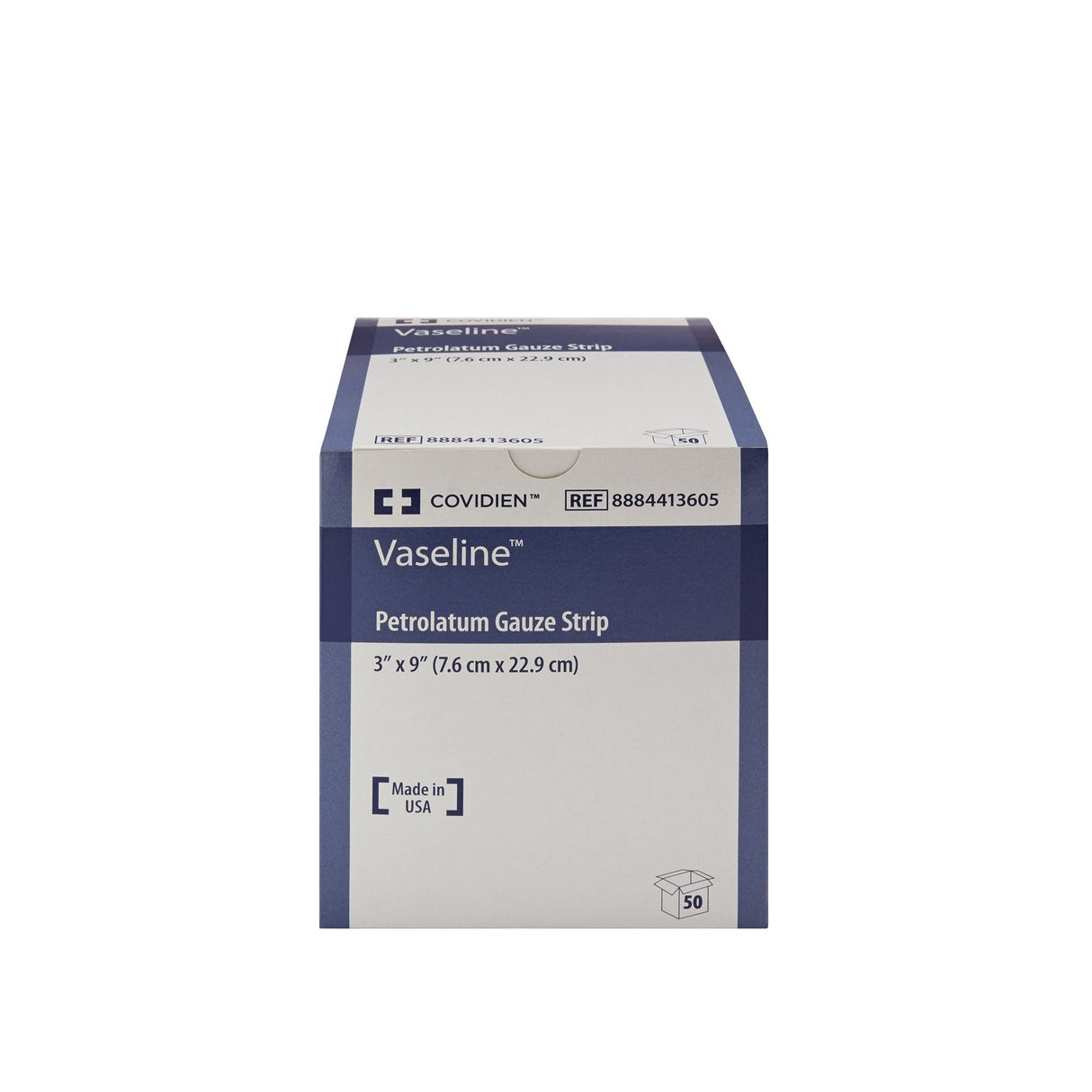 Cardinal Health Vaseline Petrolatum Impregnated Dressing, 3 x 9 Inch