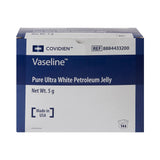 Vaseline Pure Ultra White Petroleum Jelly, Sterile, 5 gm Packet - 8884433200 - LL Medico
