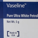 Vaseline Pure Ultra White Petroleum Jelly, Sterile, 5 gm Packet - 8884433200 - LL Medico
