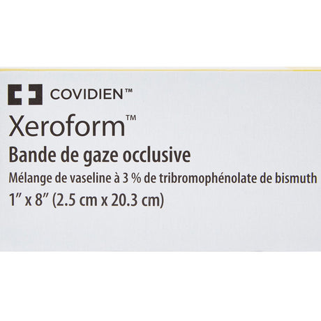 Xeroform Occlusive, Petrolatum Impregnated Dressing, 1 x 8", White, Fine Mesh Gauze, Sterile - 8884433301 - LL Medico