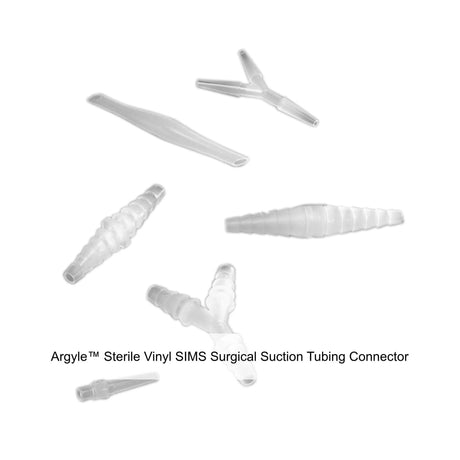 Cardinal Health Argyle Sterile Vinyl Surgical Suction Tubing Connector
