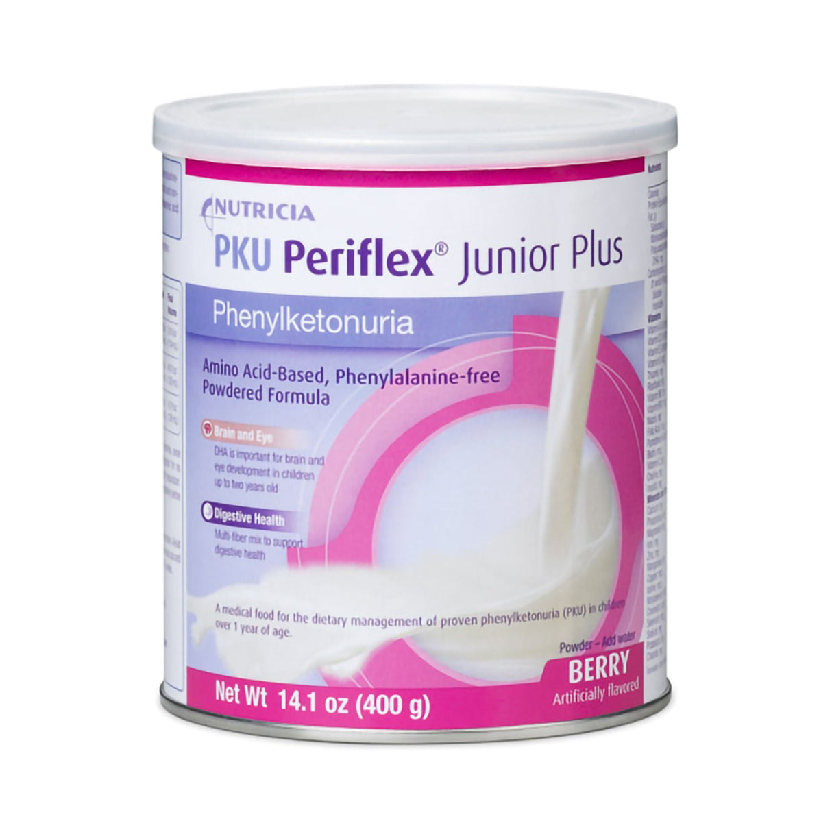 Periflex Junior Plus PKU Oral Supplement Powder, Berry, 14.1 oz