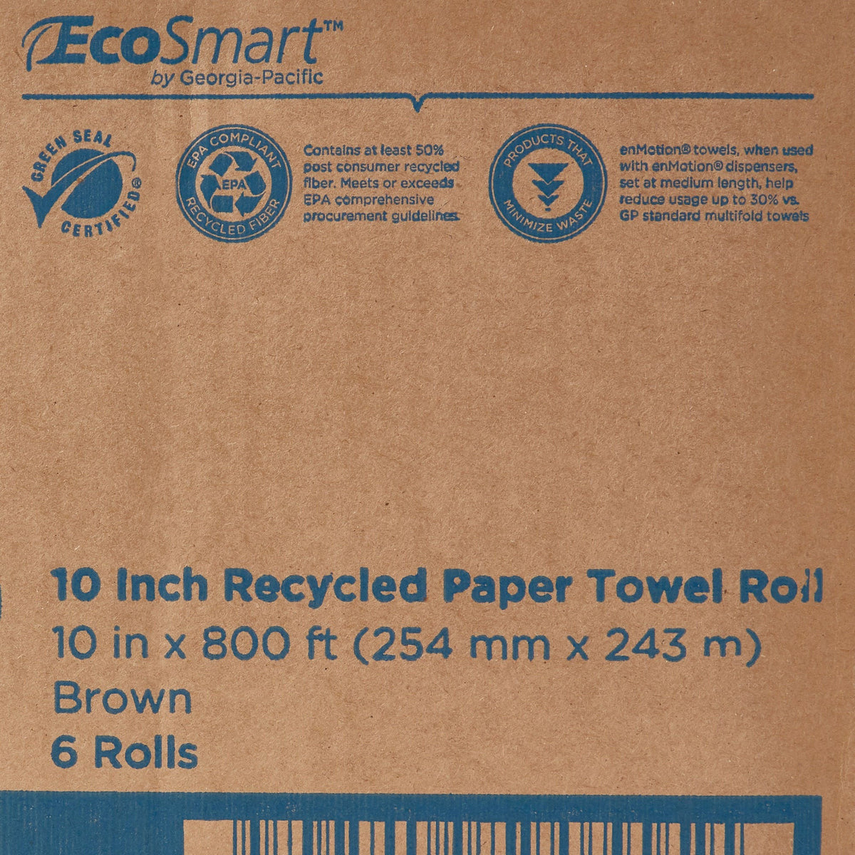 enMotion Touchless, Hardwound Roll Paper Towel, Brown, Paper, 10" x 800' - 89480 - LL Medico