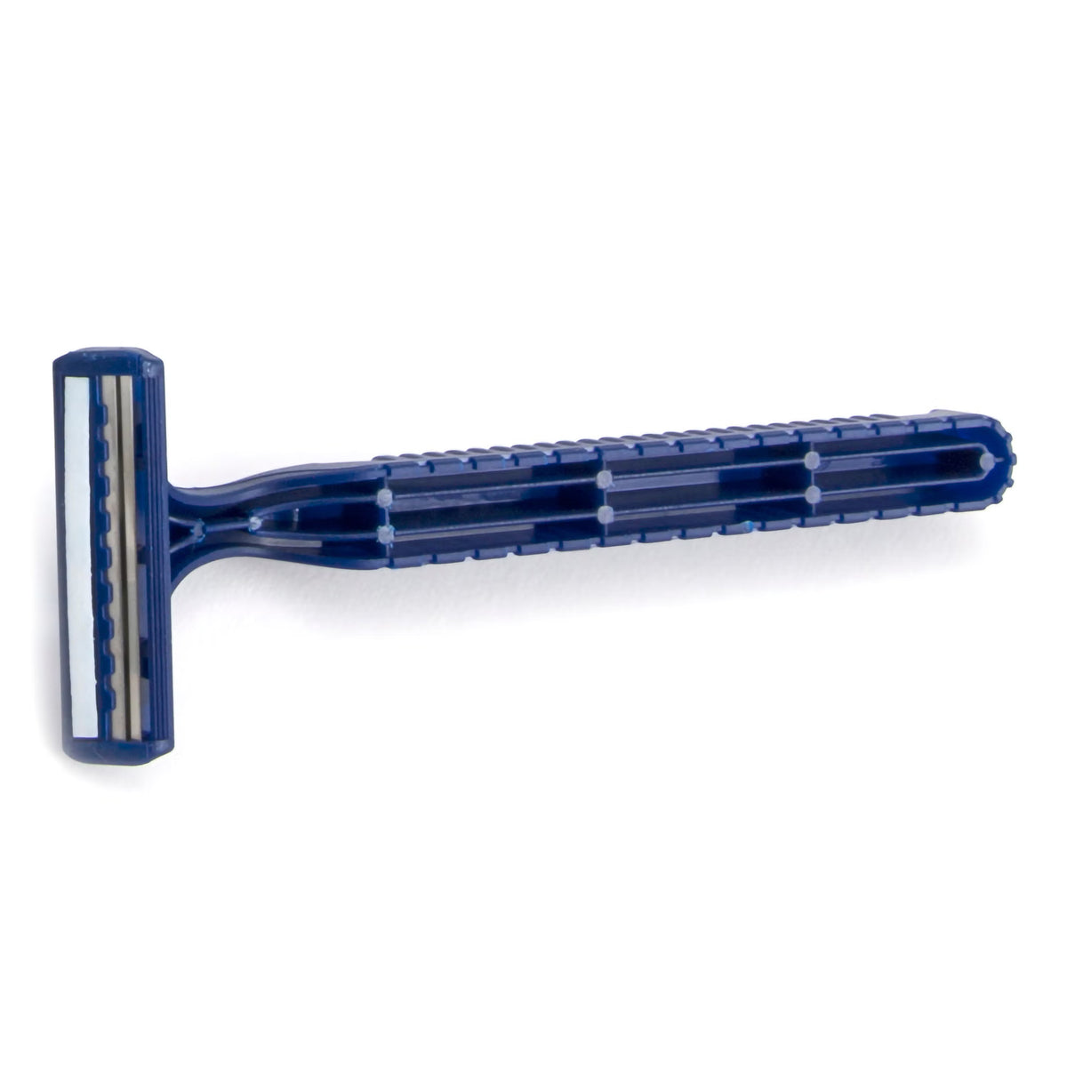McKesson Disposable Razor, Twin Blade, Ribbed Handle, Lubricated Strip - 16-RZ11 - LL Medico