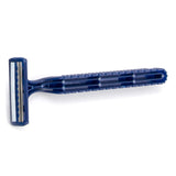 McKesson Disposable Razor, Twin Blade, Ribbed Handle, Lubricated Strip - 16-RZ11 - LL Medico