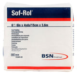 Sof-Rol Undercast Cast Padding, White, Rayon, NonSterile, 4 Yard - LL Medico