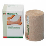 Rosidal K Short Stretch Compression Bandage, Tan, Cotton, NonSterile, 4.7" x 5.5 yd - 90688 - LL Medico