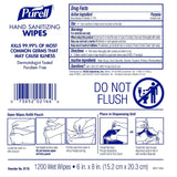 Purell Sanitizing Skin Wipe, Citrus Scent, 1,200 Count, Case of 2