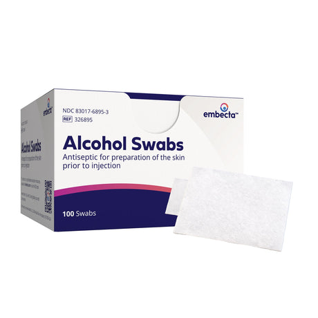 Embecta Alcohol Swabs, 100 Count - 326895 - LL Medico