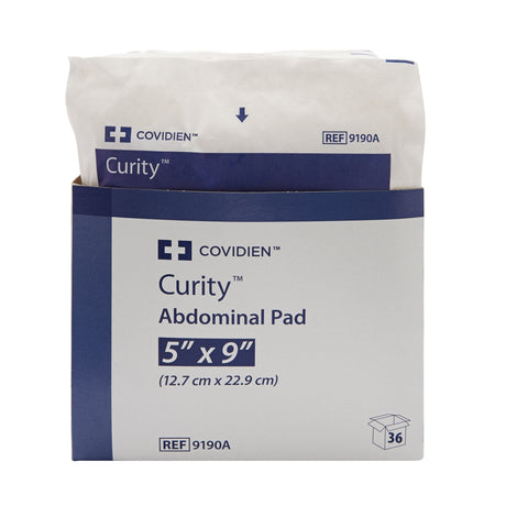 Cardinal Health Curity Sterile Abdominal Pad, 5 x 9 Inch