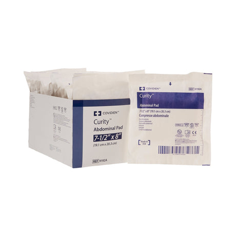 Cardinal Health Curity Sterile Abdominal Pad, 7-1/2 x 8 Inch