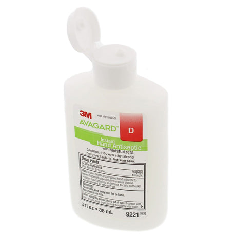 3M Avagard D Instant Hand Antiseptic with Moisturizers, 3 fl oz