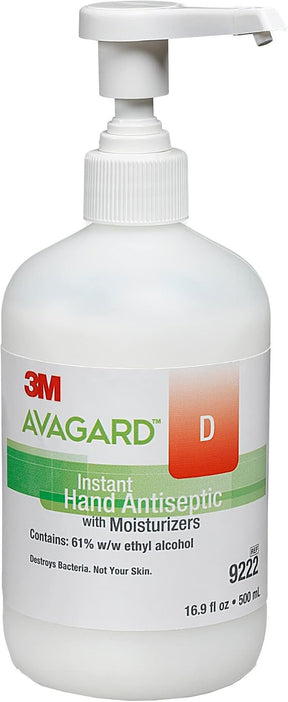 3M Avagard D Instant Hand Antiseptic Gel with Moisturizers, 16.9 fl oz
