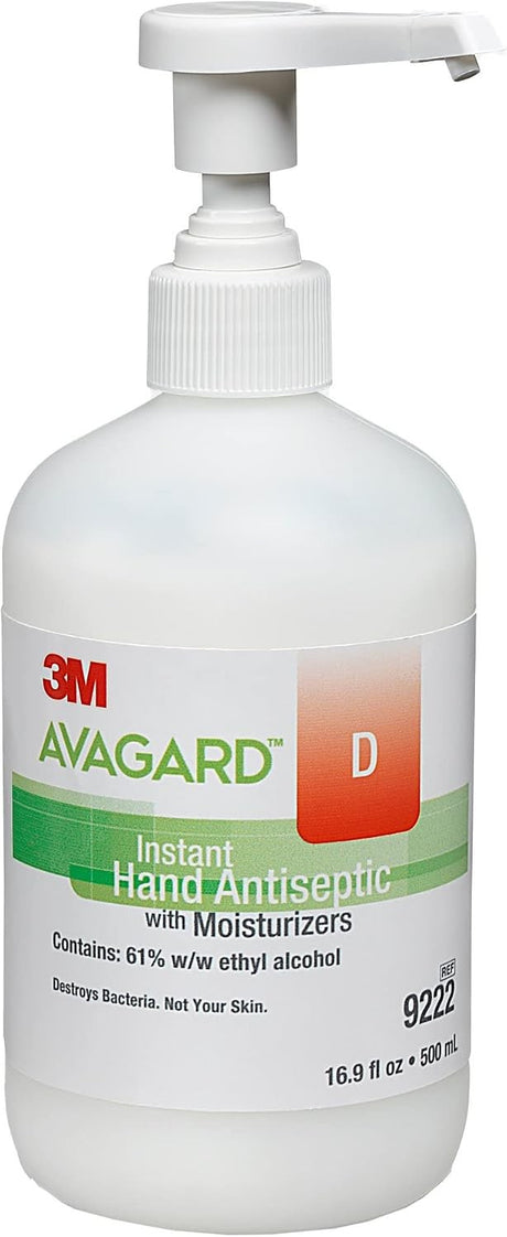 3M Avagard D Instant Hand Antiseptic Gel with Moisturizers, 16.9 fl oz