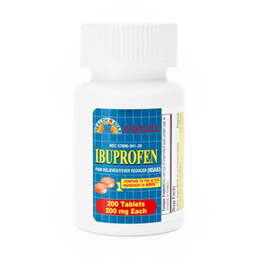 Health Star Ibuprofen Pain Relief, 200 mg, Tablet - 941-20-HST - LL Medico